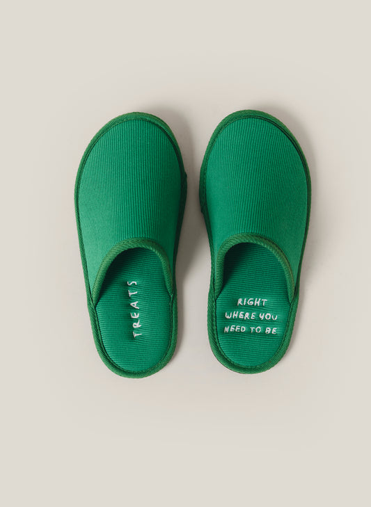 Hotel Slippers - Green
