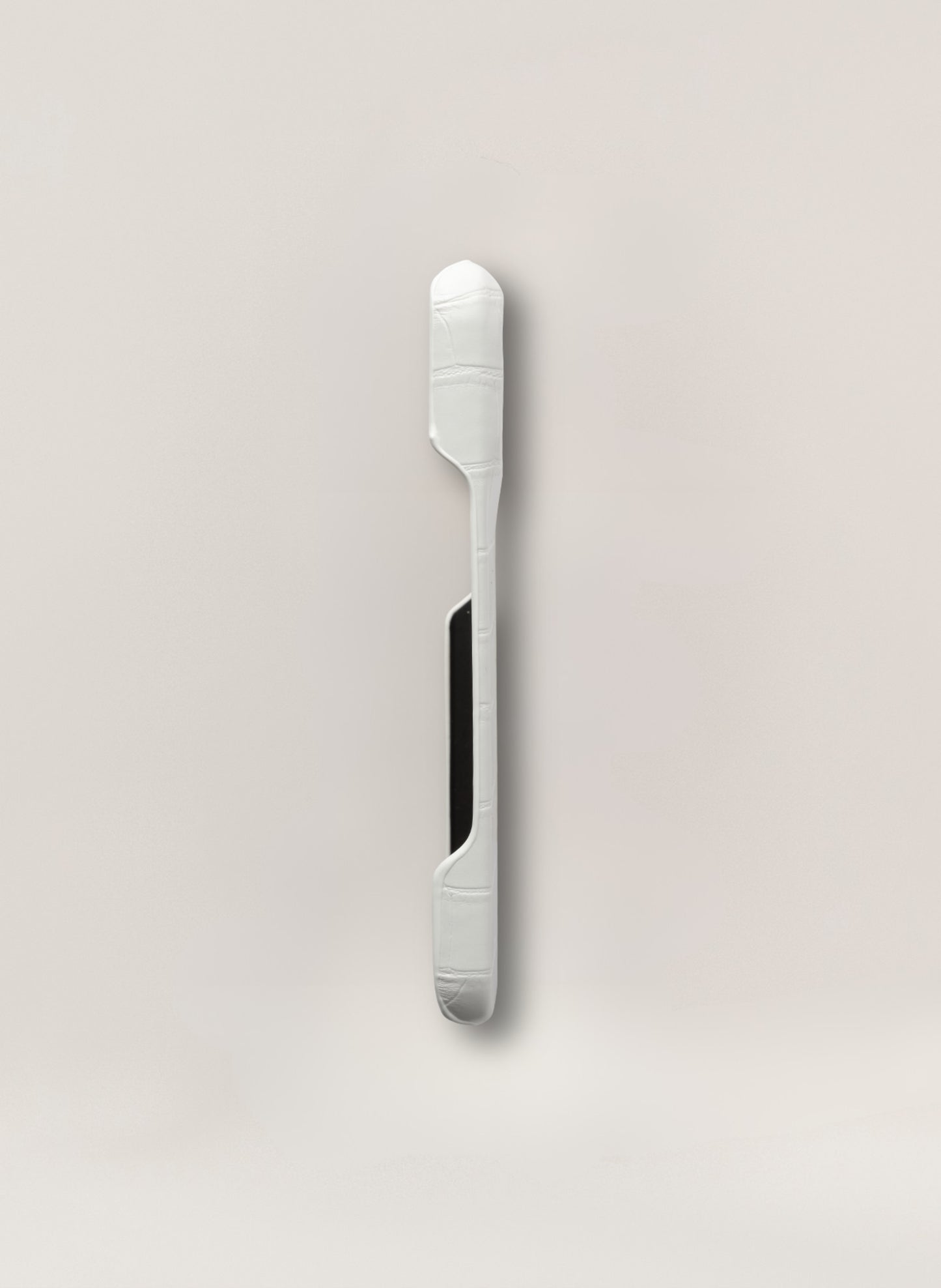 Croc Effect Phone Case - White