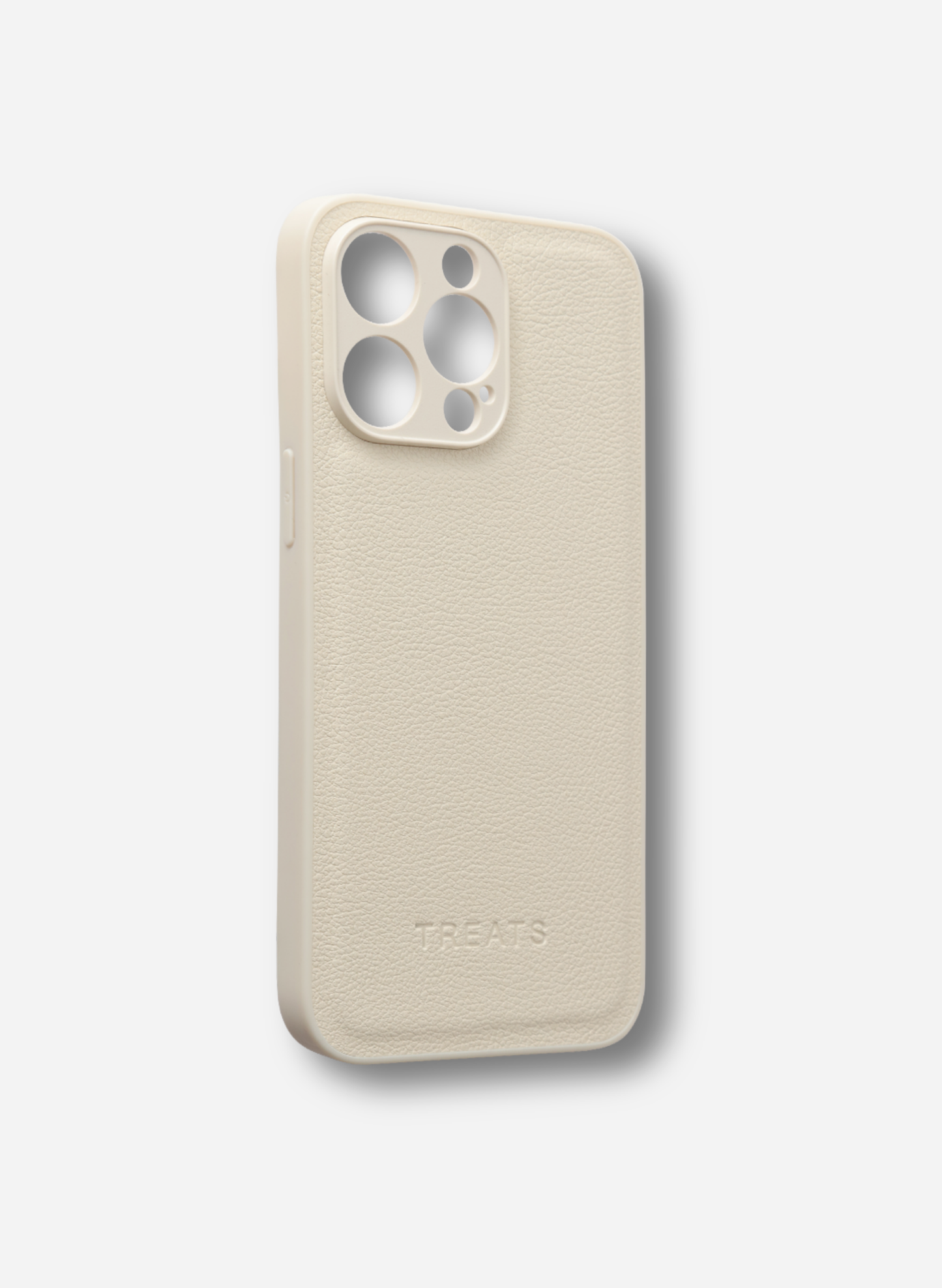 Leather Look Phone Case - Cream
