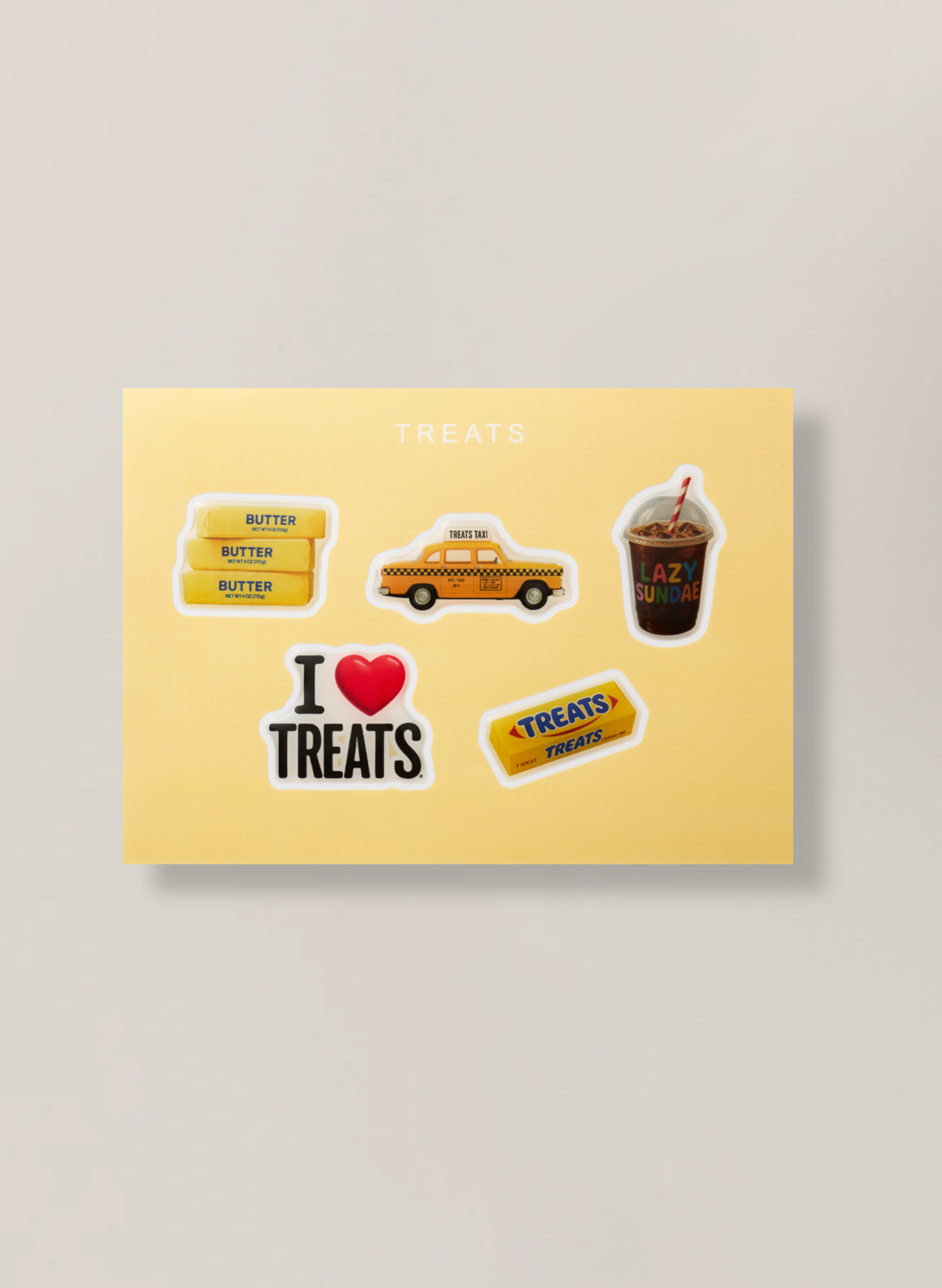 Sticker Pack - Butter Yellow
