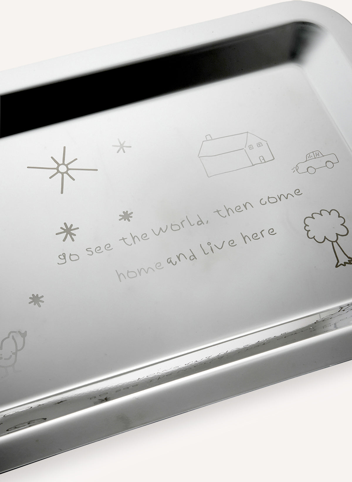 Silver Tray - See The World