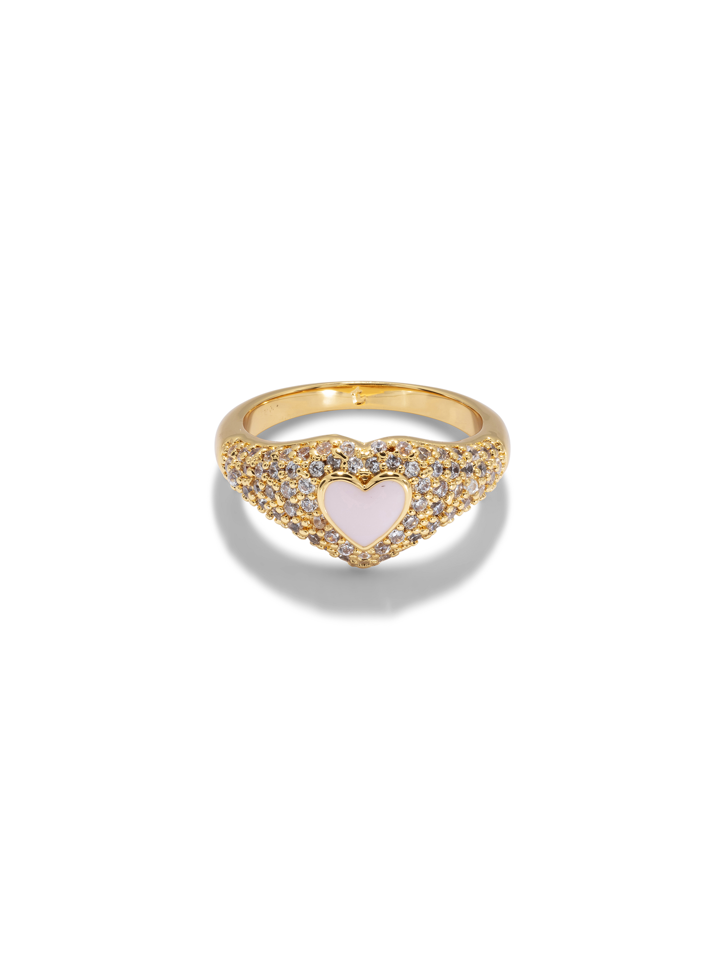 Sweetheart Signet Ring - Pink