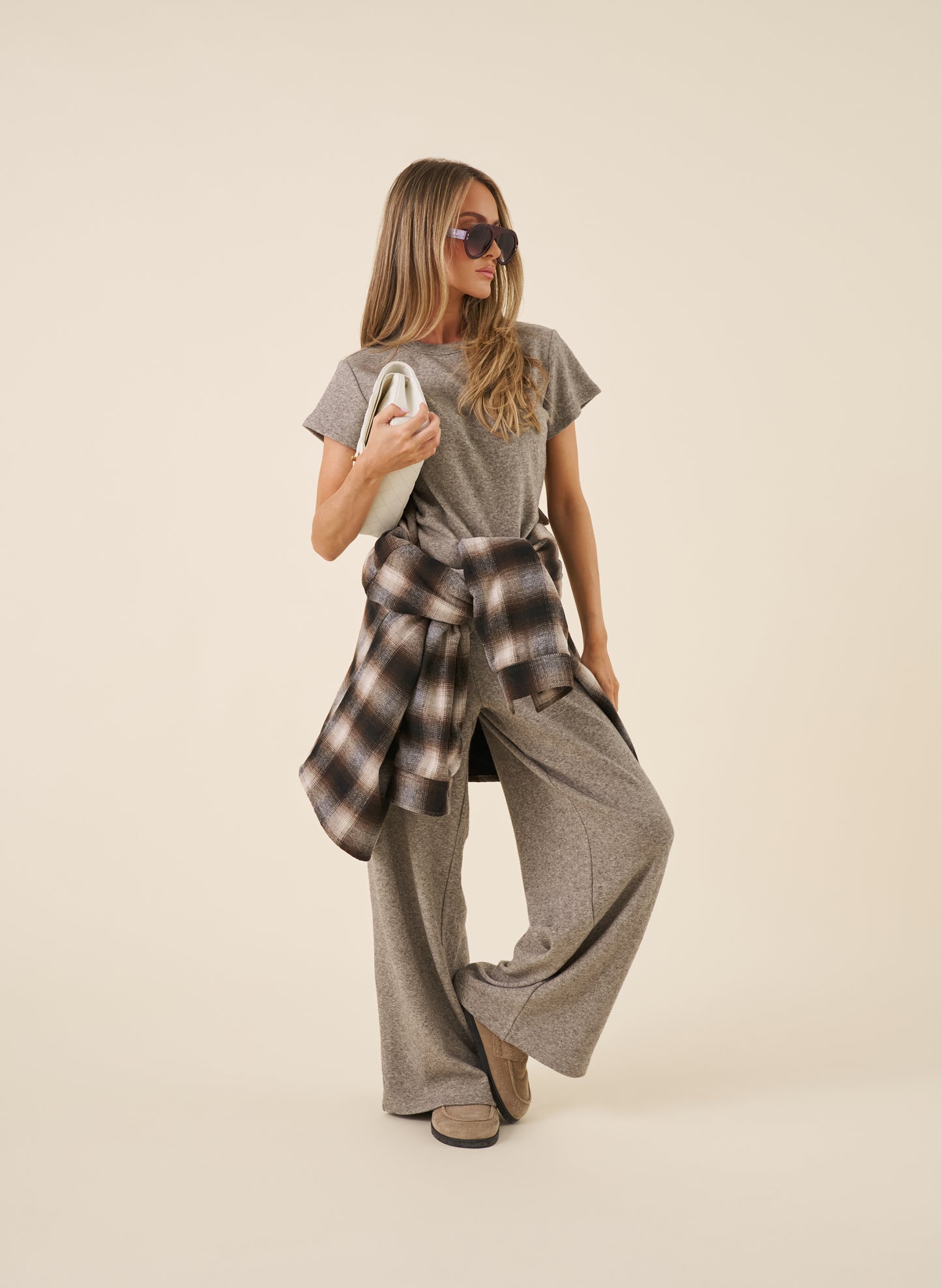 Cosy Knit Set - Taupe