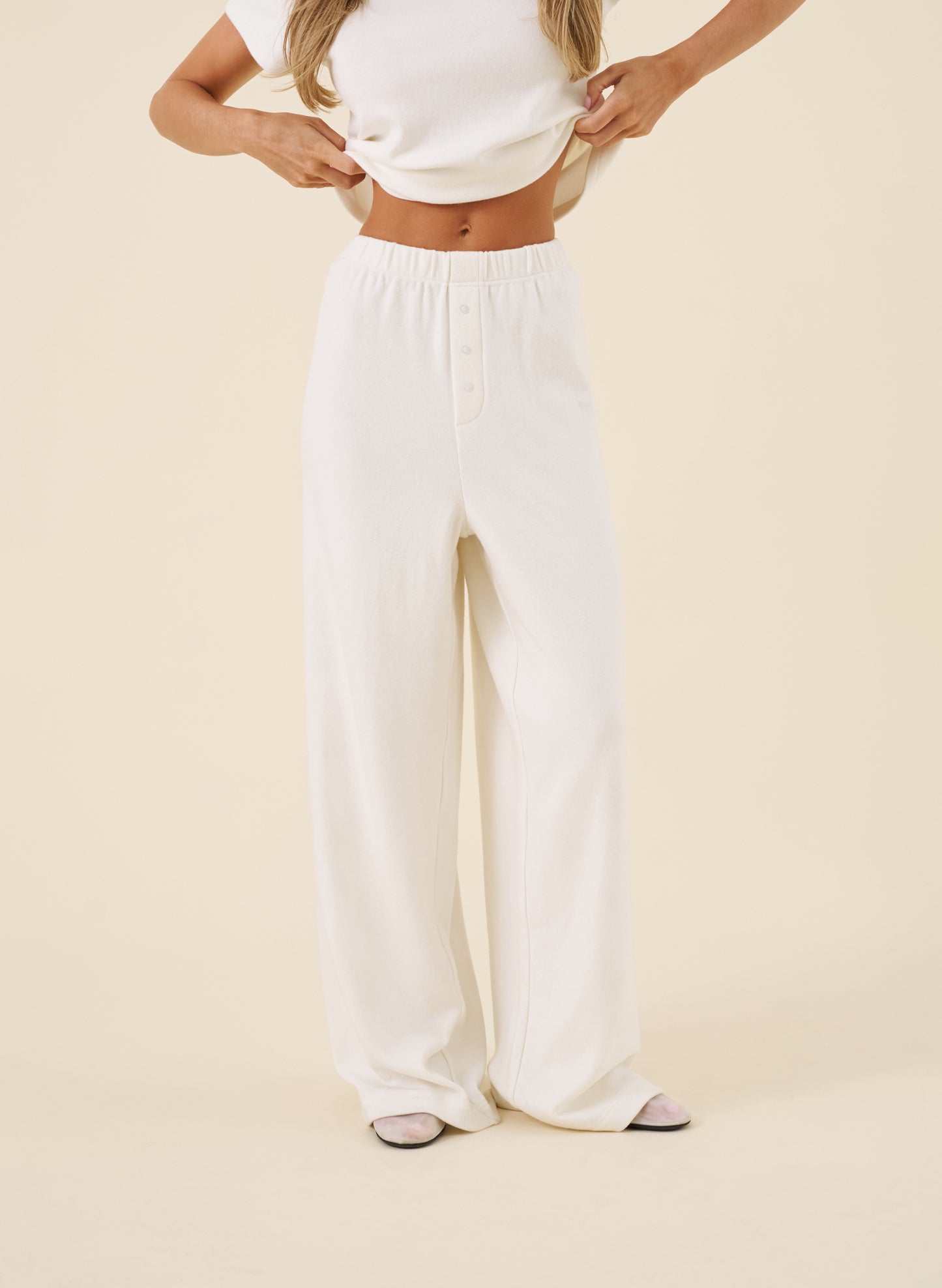 Cosy Knit Set  - White