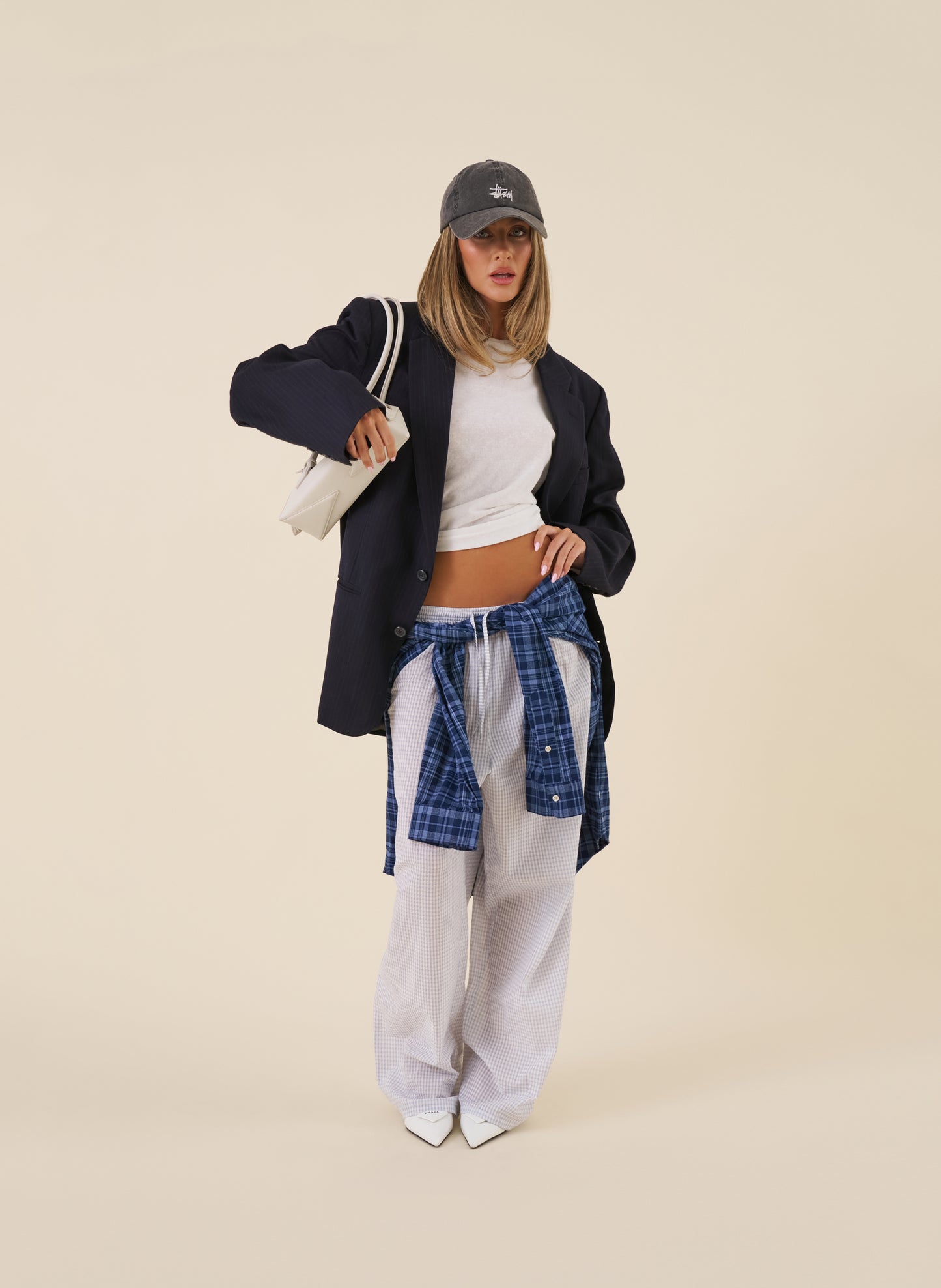 Lazy Lover Pants - Check