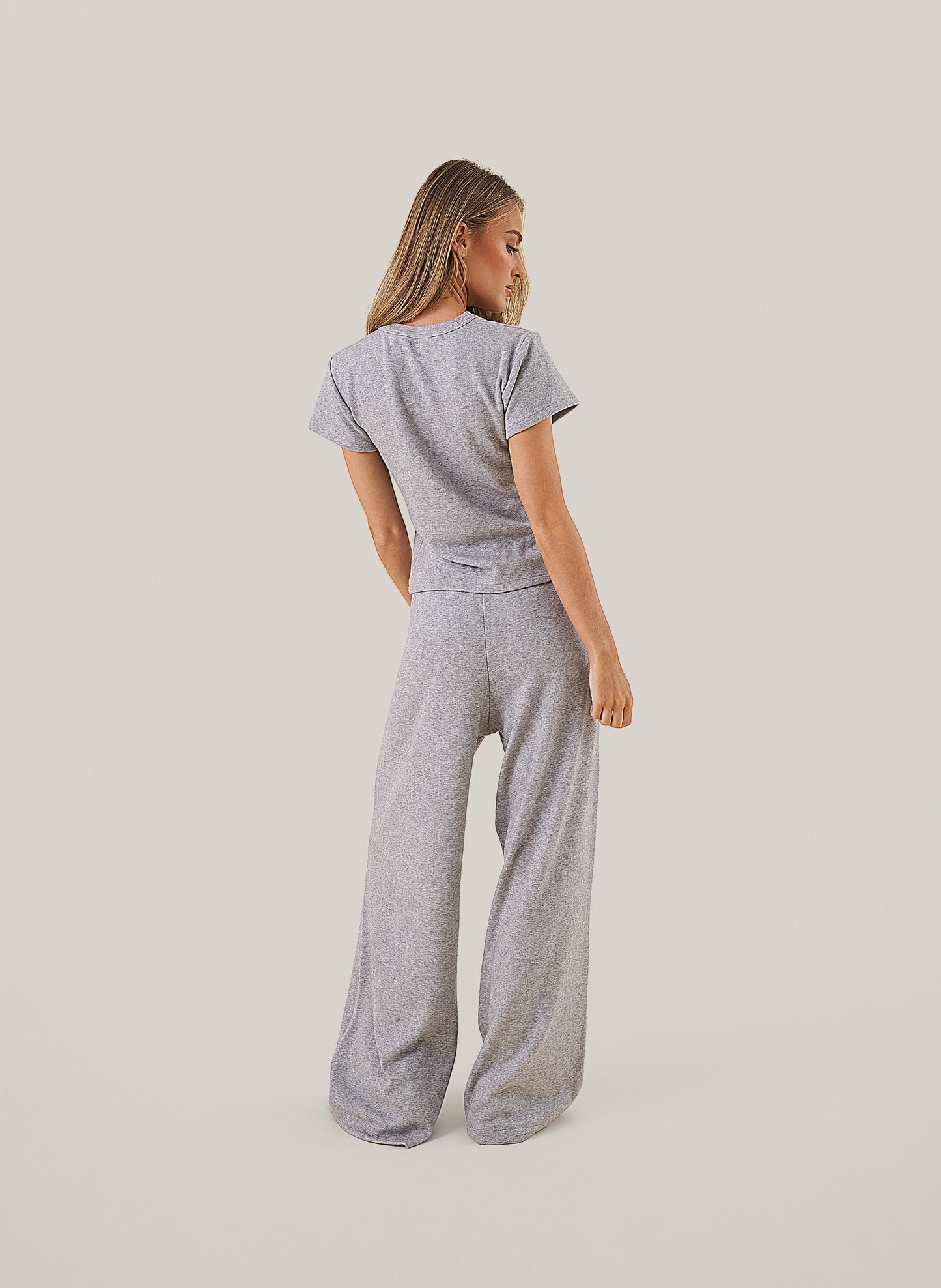 Cosy Knit Set - Grey Marl