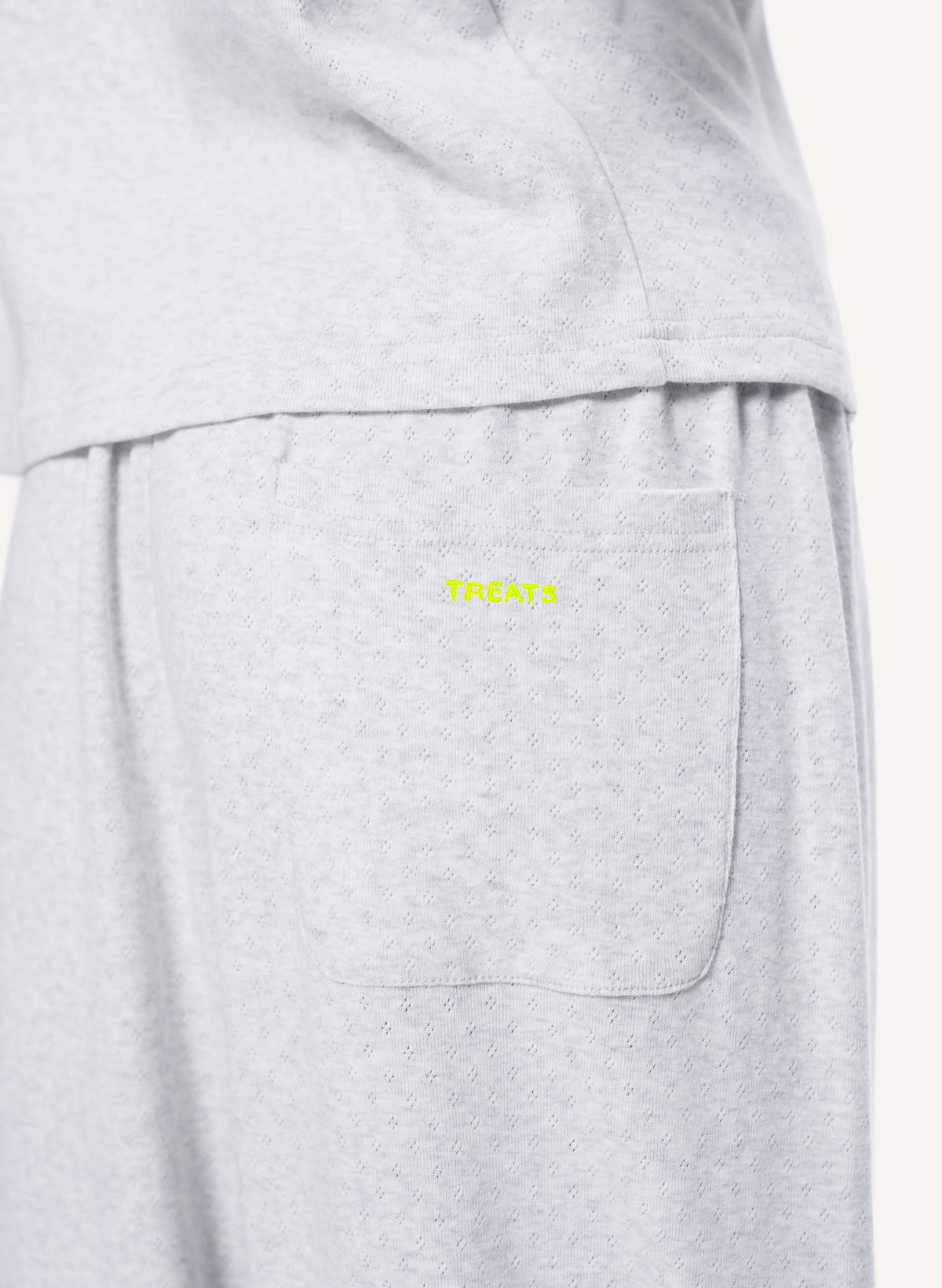 Pointelle Pyjama - Grey