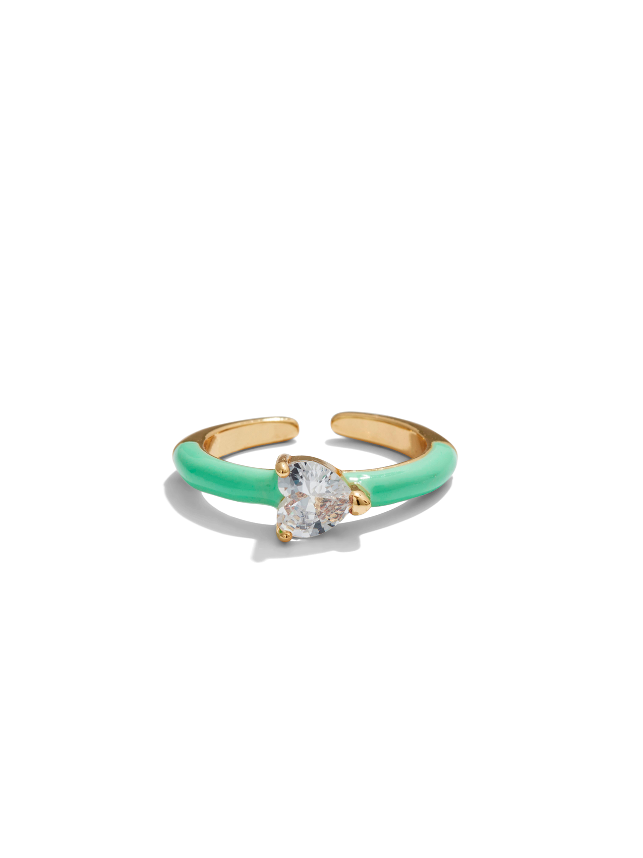 Mint Pastel Heart Ring