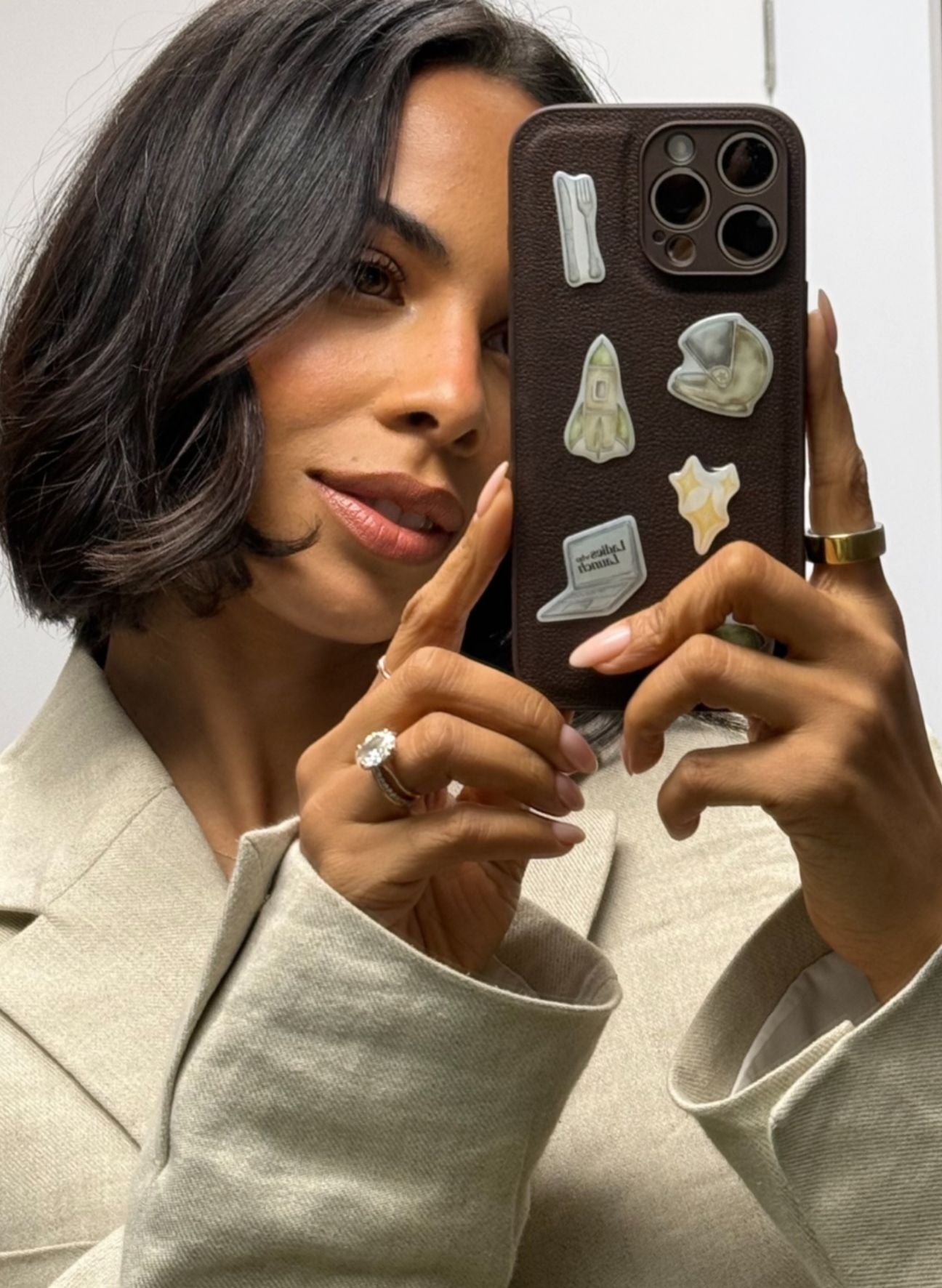 Ladies Who Launch Phone Case - Brown