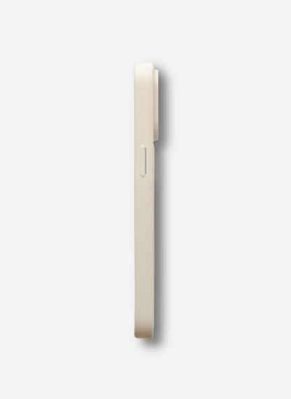 Leather Look Phone Case - Cream