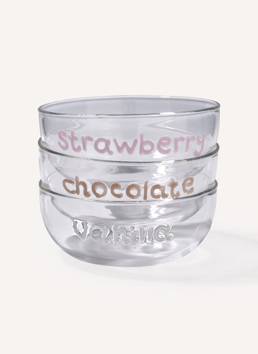 3 Pack Ice Cream Bowls