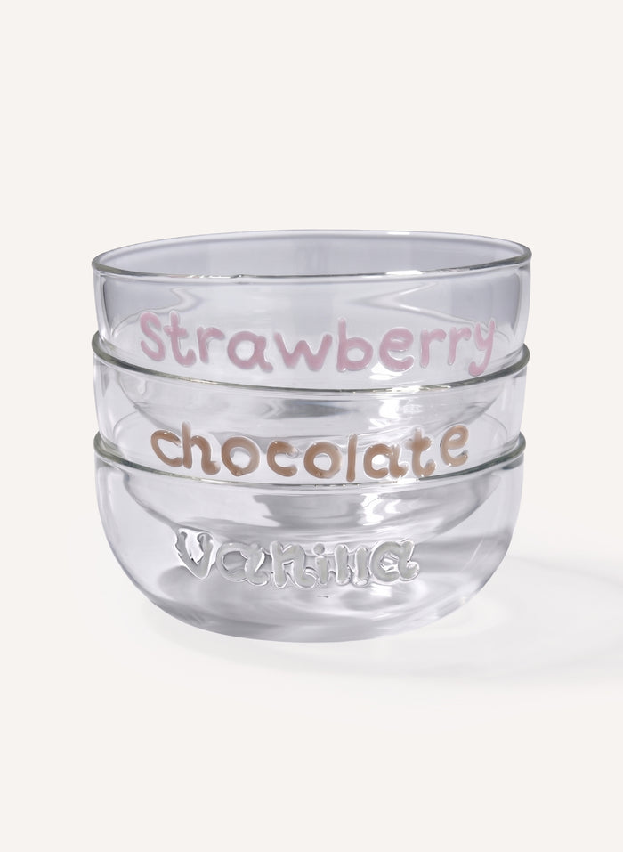3 Pack Ice Cream Bowls
