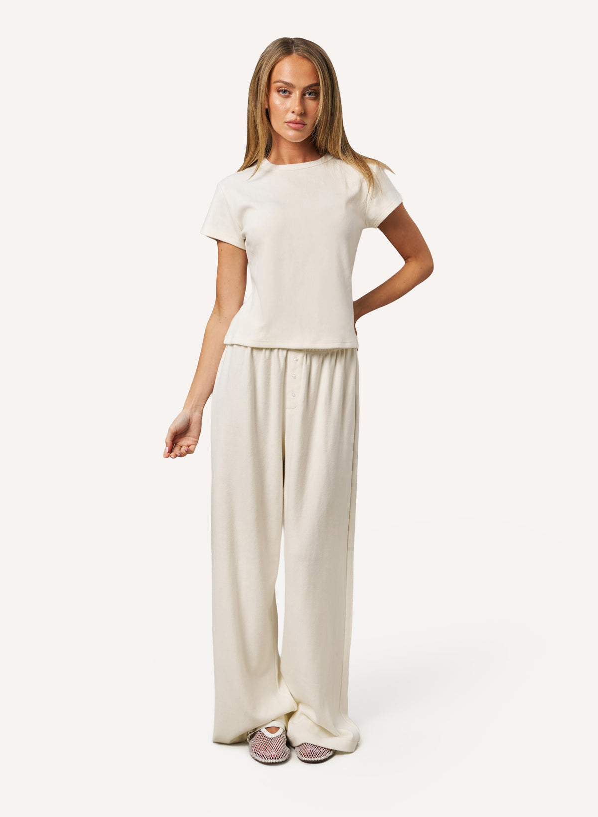 Cosy Knit Set  - White