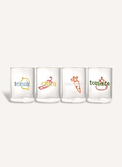 Farmers Market Glass Set