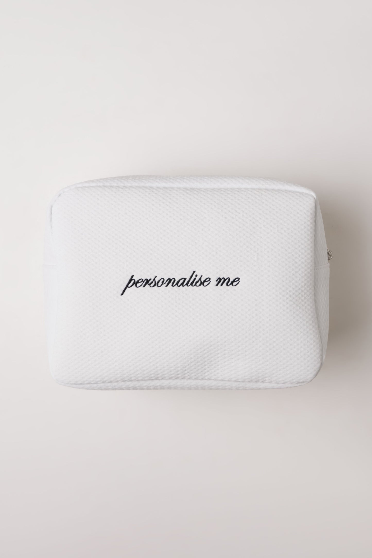 Waffle Pouch - White