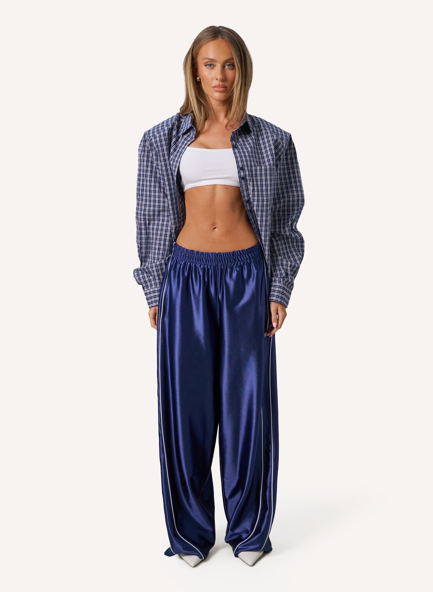 Lights Out Barrel Pant - Navy