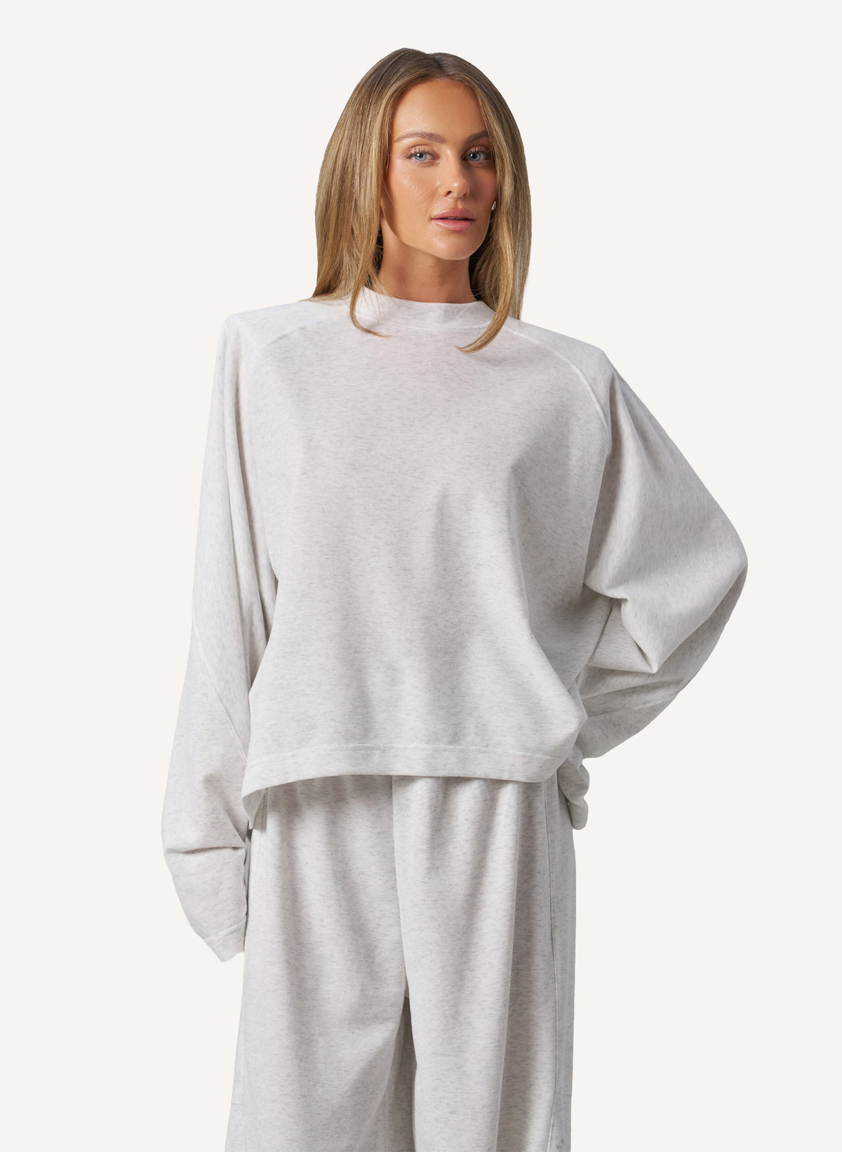 Meet You There Set - Light Grey Marl
