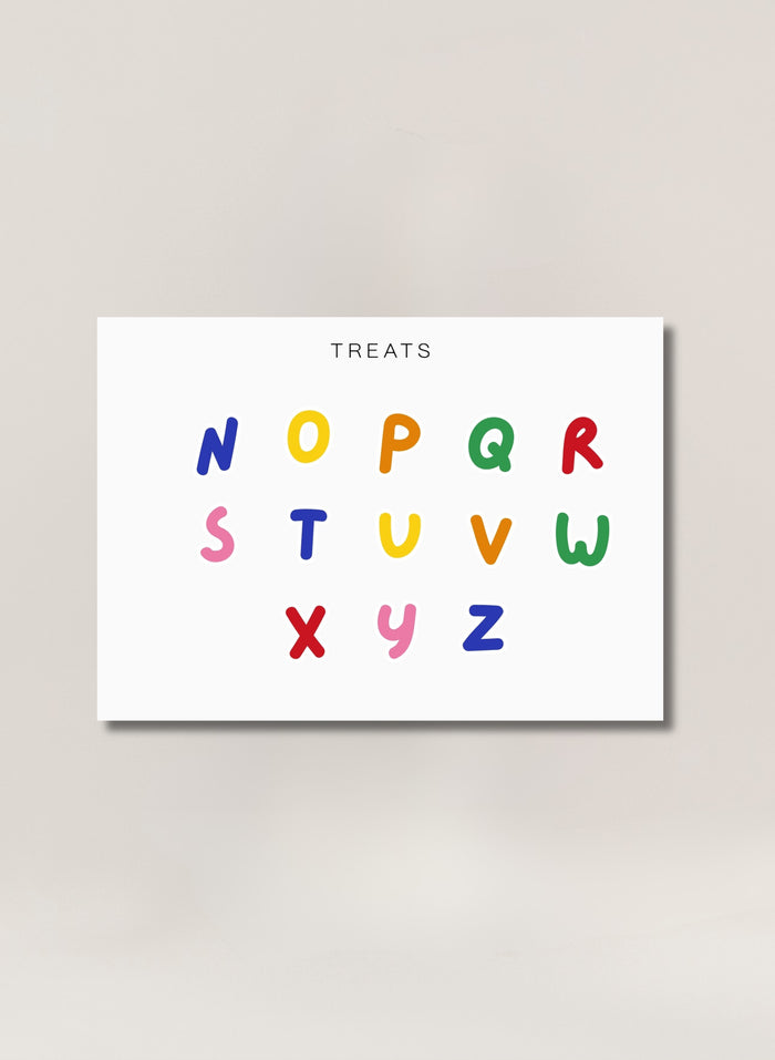 The Alphabet Sticker Pack - Multi