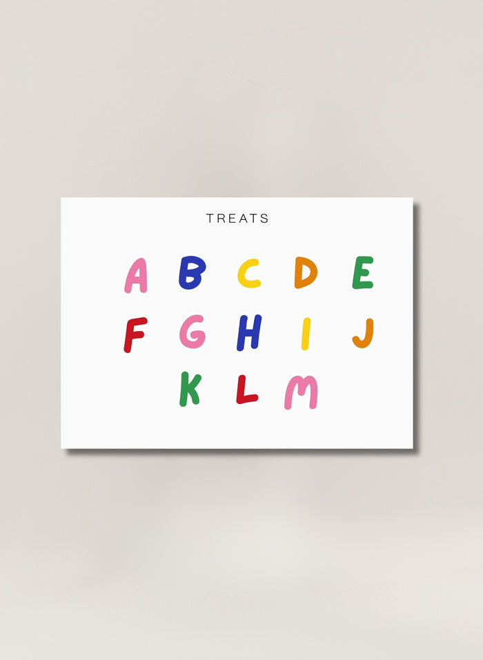 The Alphabet Sticker Pack - Multi