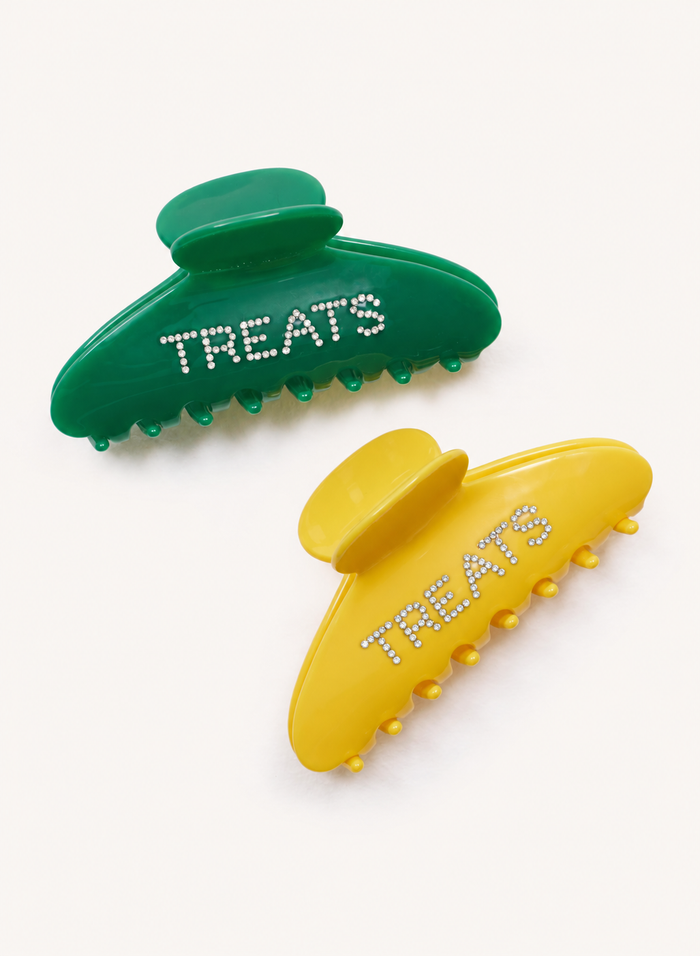 Rhinestone Two Pack Claw Clips