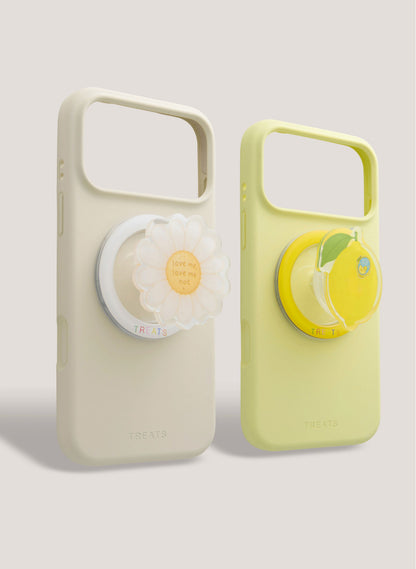 2 Pack Pop It Case Set - Yellow/Cream