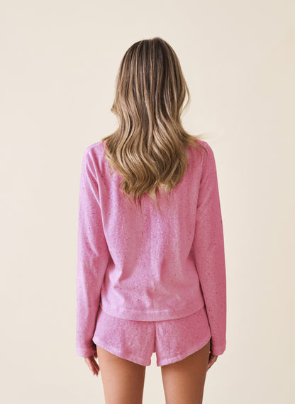 Confetti Shorts Set - Pink