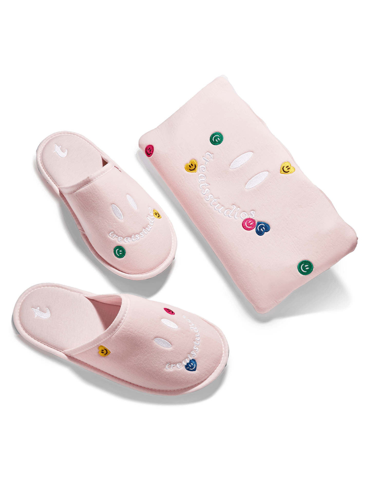 Baby Pink Treats Happy Slippers