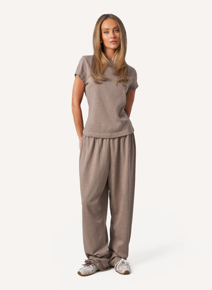 Sloane Slub Set - Beige