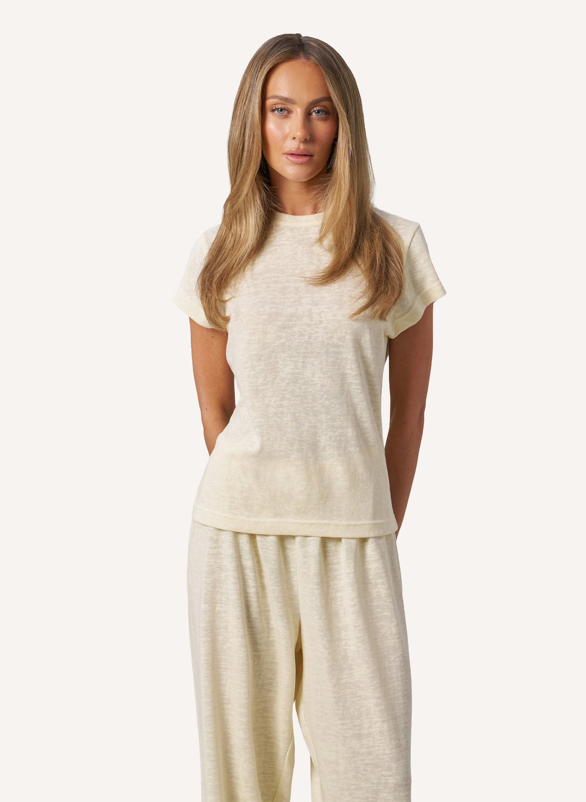 Sloane Slub Set - Lemon