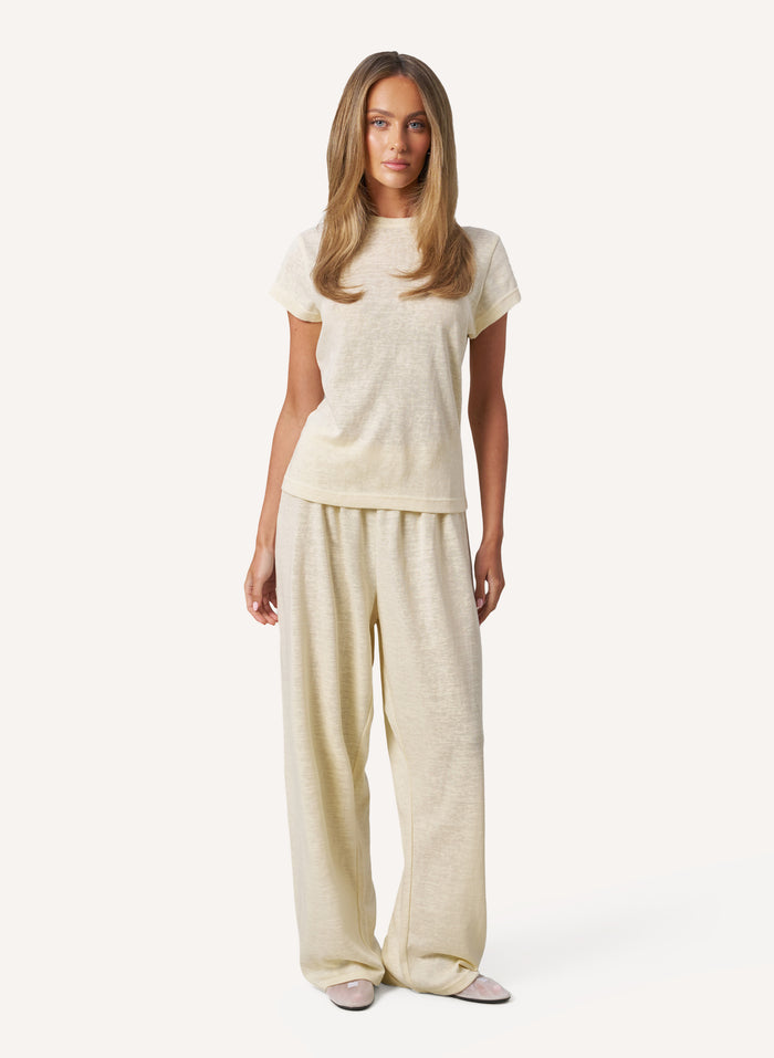 Sloane Slub Set - Lemon