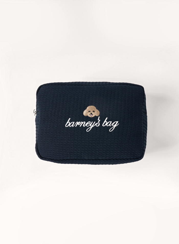 Personalised Waffle Pouch - Navy