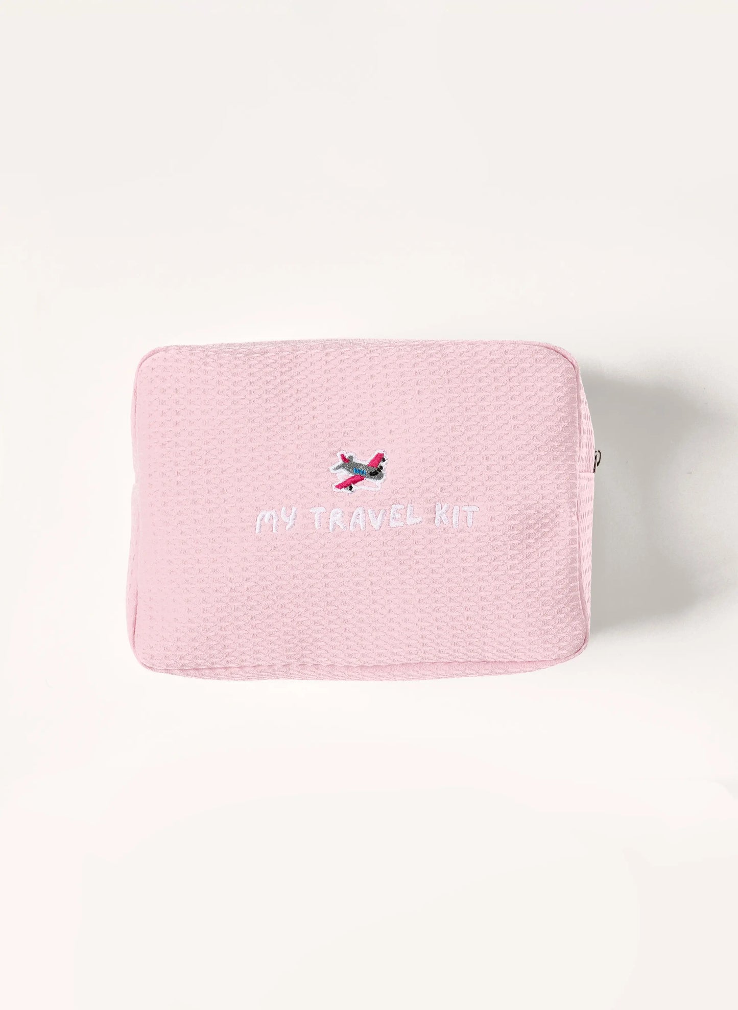 Personalised Waffle Pouch - Pink