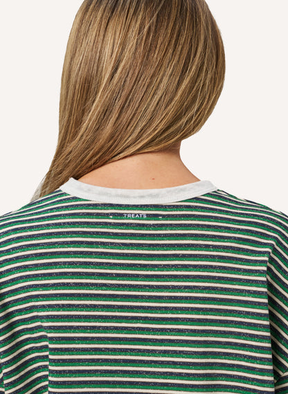 Striped Slub Set - Green