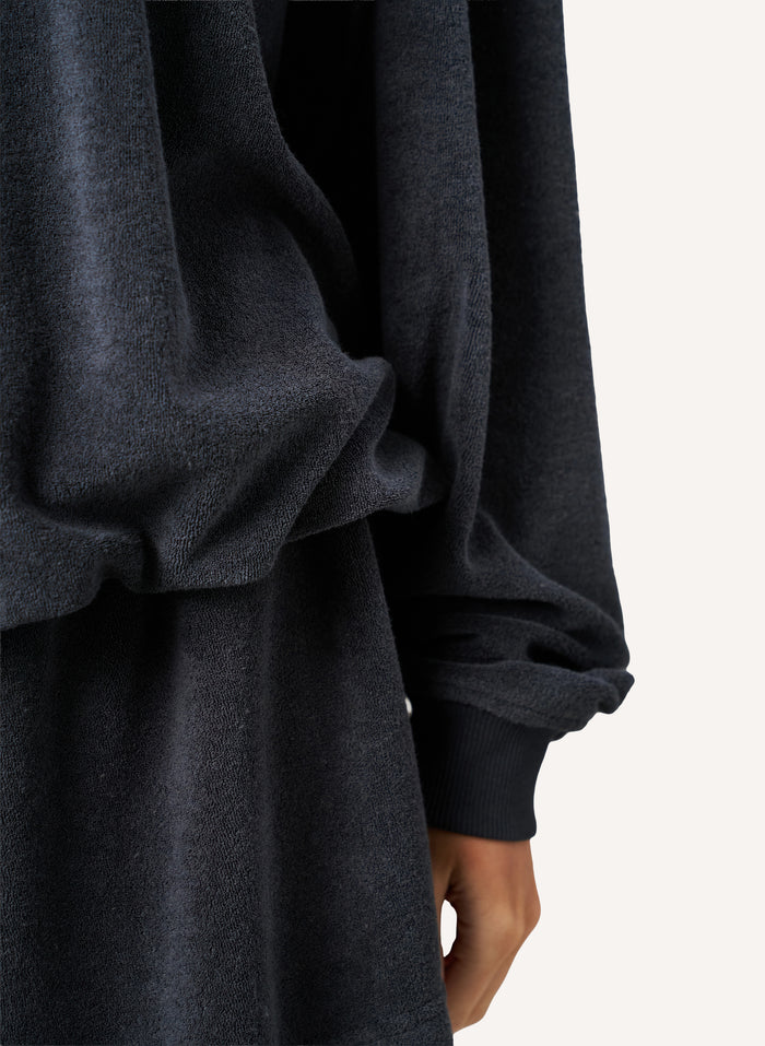 Terry Towelling Shorts Set - Midnight