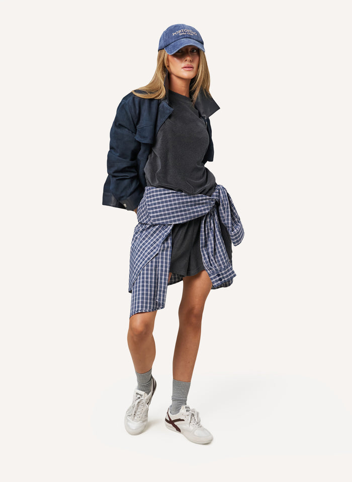 Terry Towelling Shorts Set - Midnight