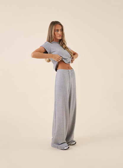 Cosy Knit Set - Grey Marl