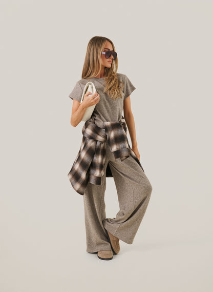 Cosy Knit Set - Taupe