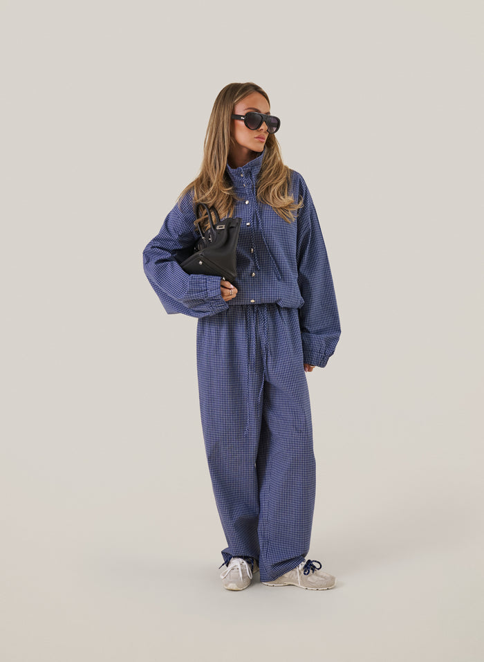 City Girl Set - Blue Check