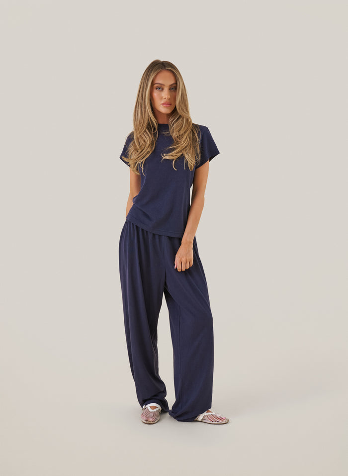 Slub Set - Navy
