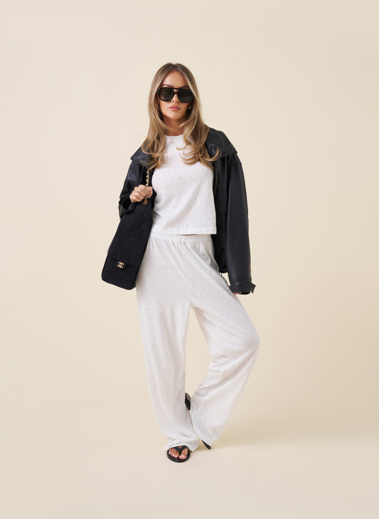 Confetti Trouser Set - Off White