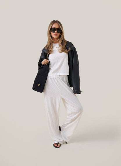 Confetti Trouser Set - Off White
