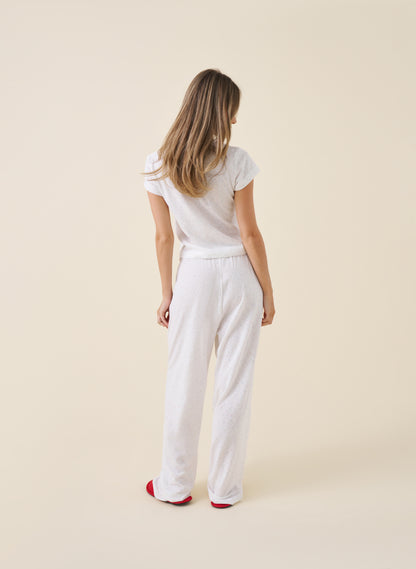 Confetti Trouser Set - Off White