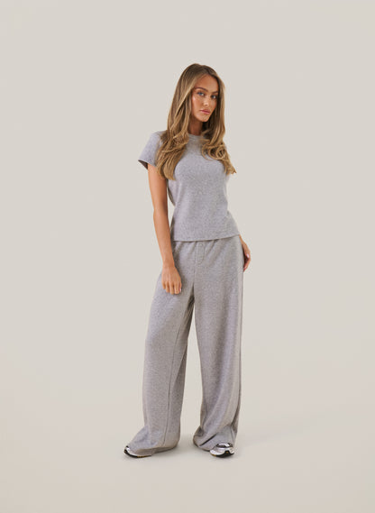 Cosy Knit Set - Grey Marl