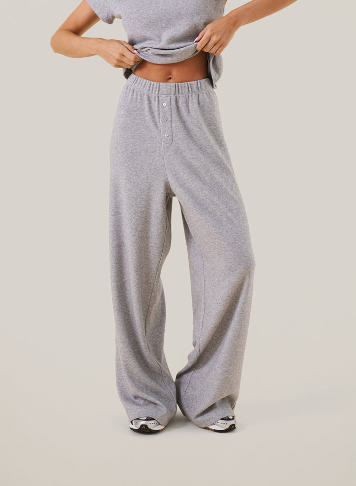 Cosy Knit Set - Grey Marl