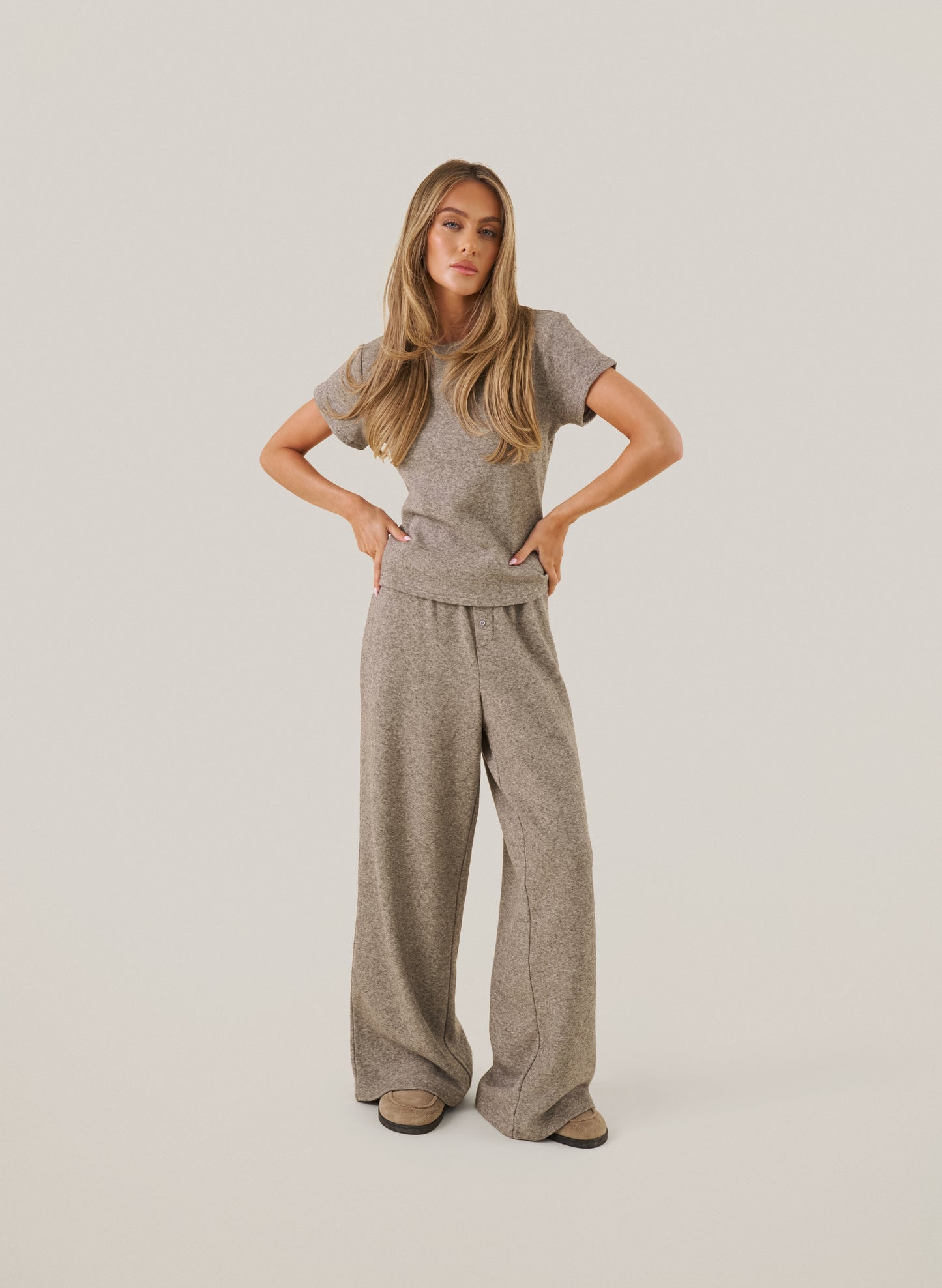 Cosy Knit Set - Taupe