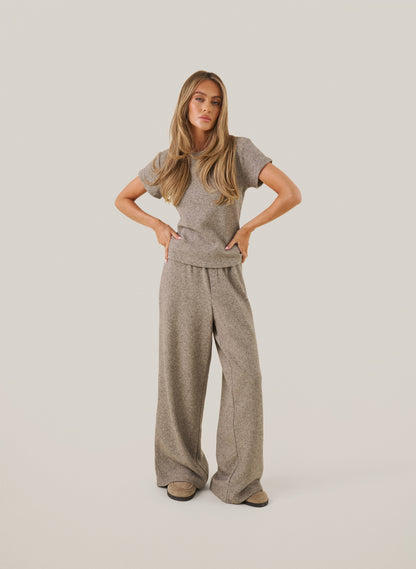 Cosy Knit Set - Taupe