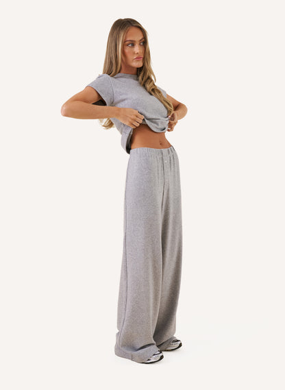Cosy Knit Set - Grey Marl