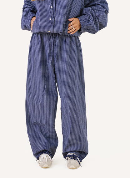 City Girl Set - Blue Check