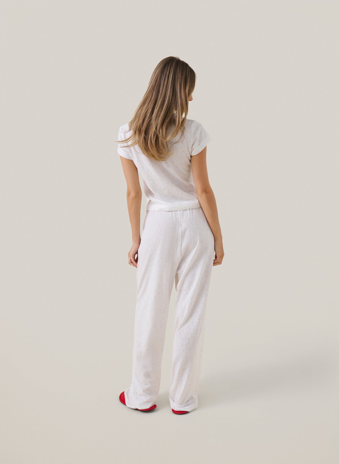 Confetti Trouser Set - Off White