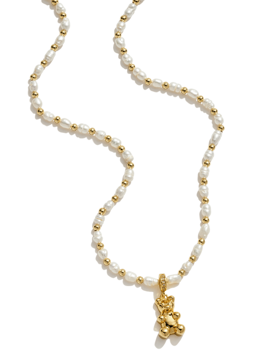 Gold Gummie Pearl Necklace